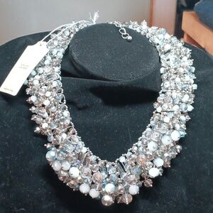 Eye candy Los Angeles acrylic and glass bead necklace